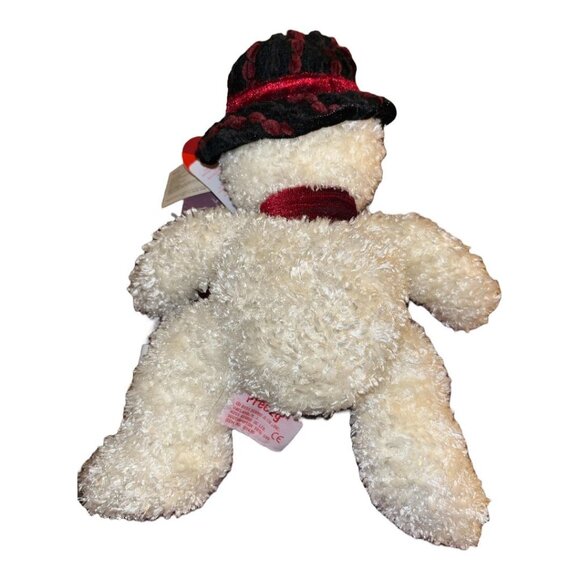 Russ Berrie Freezy the Snowman Sparkly 9" Plush Toy NWT Stuffed Frosty - Picture 2 of 10